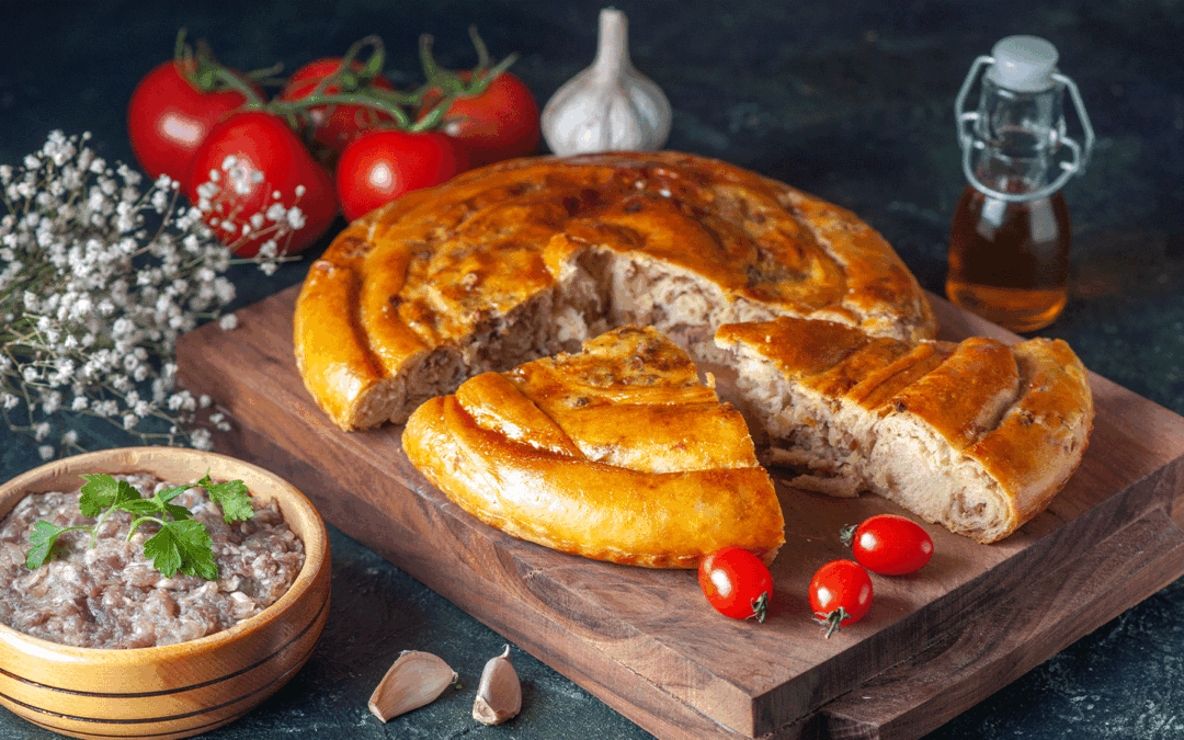 TOURTE À LA VIANDE ET À LA PATATE DOUCE